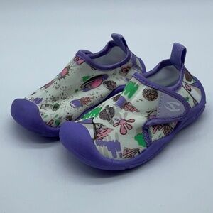 HobiBear toddler water shoe purple outer space